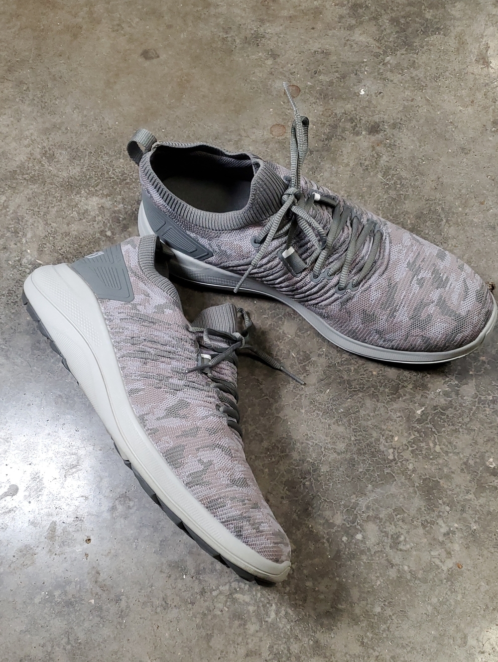 FootJoy Flex XP Lightweight Golf Sneakers Gray Camo Men's 11